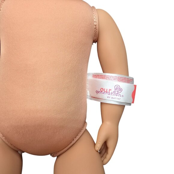 Our Generation Doll Auborn Hair Brown Eyes and Freckles 18" Sleep Wake JJ3824 - Picture 6 of 12